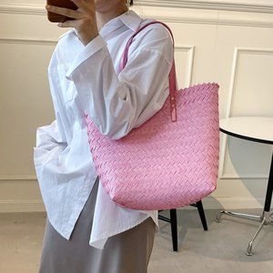 women shoulder bag,pink